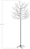 vidaXL - Kerstboom - 220 - LED's - koudwit - licht - kersenbloesem - 220 - cm