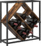 vidaXL - Wijnrek - Rookeik - 51x18x52,5 - cm - Gelaagd - Hout