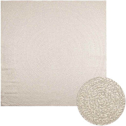 vidaXL - Vloerkleed - ZIZUR - room - binnen - en - buiten - 240x240 - cm - jute - look