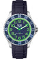 Ice Watch ICE steel - Dino 020362 Horloge - Siliconen - Blauw - Ø 35 mm