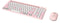 Qware Florence - Draadloos Toetsenbord met Stille Muis - Multi-connect - Roze