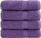 vidaXL - Handdoeken - SOLUND - 4 - st - 600 - g/m² - 50x100 - cm - paars