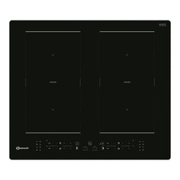 BAUKNECHT BB8760CAL - Inductiekookplaat - 4 zones 1 Flexi Duo 4 boosters RVS