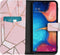 iMoshion Hoesje Geschikt voor Samsung Galaxy A20e Hoesje Met Pasjeshouder - iMoshion Design Softcase Bookcase - Goud / Roze / Pink Graphic