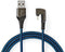 Nedis GCTB39300AL20 - Data- en oplaadkabel - 180° draaibare aansluiting - Blauw Zwart