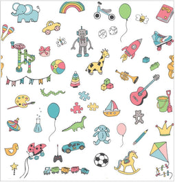 Lobbes Inpakpapier Speelgoed, 3mtr