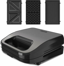 Tosti apparaat Black & Decker BXSA754E 750 W Zwart