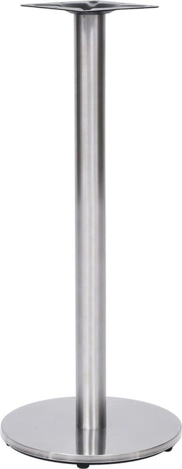 vidaXL - Bistrotafelpoot - Ø45x107 - cm - roestvrij - staal - zilverkleurig