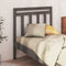 vidaXL - Hoofdbord - 106x4x100 - cm - massief - grenenhout - grijs