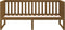 vidaXL - Slaapbank - 80x200 - cm - massief - grenenhout - honingbruin