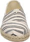 TOMS Alpargata Strip - Instapschoen - Uitneembaar voetbed - Wit zwart - Maat 37