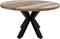HSM Collection Ronde eettafel - ø130 cm - massief mangohout/metaal