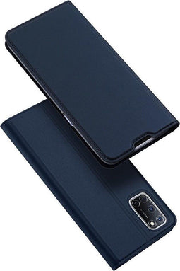 Dux Ducis - Slim bookcase hoes - Geschikt voor Oppo A72 - Blauw