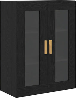 vidaXL - Zwart - Eiken - Wandkast - - - 69.5x34x90 - cm