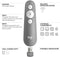 Logitech R500S - Laser Presentation Remote - 20 m bereik - Grijs