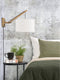 GOOD&MOJO Wandlamp Andes - Bamboe/Wit - 50x32x45cm - Binnen Scandinavisch,Bohemian
