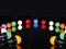 HQ-Power Set met 6 energiezuinige LED-lampen met 0,6 W vermogen, veelkleurige lampen voor diverse toepassingen in huis, kantoor of winkel, ideaal voor decoratieve of feestverlichting, 6 stuks