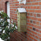 Esschert Design Vogelhuisje - Hout naturel - 19,5 x 16,5 x 51,5 cm