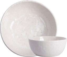 Gusta freckle kom wit - Servies - aardewerk - Ø 13,7 centimeter x 6 centimeter
