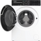 WHIRLPOOL WPM27WADSBE - Vrijstaande wasmachine - 12 kg - 1400 tpm - Wit met zwarte deur