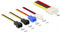 Delock 85516 - Kabel voor 4 Fans - 20 cm - Multi-color