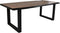 HSM Collection Eettafel Rechthoekig U-poot 200cm Walnoot Bruin Acaciahout/Metaal