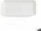 Serveerschaal Ariane Vital Coupe Rechthoekig Keramisch Wit (36 x 16,5 cm) (6 Stuks)