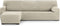 Hoes voor chaise longue met korte armleuning links Eysa THOR Wit 110 x 110 x 310 cm