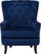 Fauteuil VIBORG II Fluweel Marineblauw