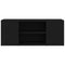 vidaXL - TV-kast - Zwart - Eiken - 100x35x40 - cm - Bewerkt - Hout