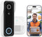 Trust DOORCAM-3000 - Videodeurbelcamera - Wifi met chime - Wit