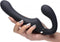 Strap U Mighty Rider Vibrerende Strapless Strap-On - Zwart