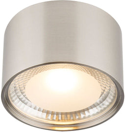 Globo Serena - Plafonniere - LED - Ø 11cm - Nikkel