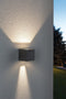 Paulmann Cybo - LED-wandlamp 2x3,5W 2700K 213lm IP65 Wit Aluminium (2 stuks)