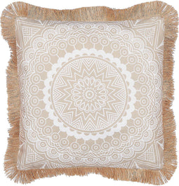 AGRIMONY - Sierkussen - Beige/Wit - Polyester