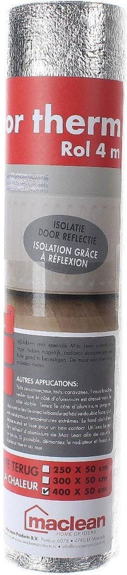 Radiatorfolie isolatie 50 x 400 cm - Tot 80% Besparing - Achterop De Radiator Aanbrengen