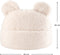 wigiwama teddy pouch - cream white