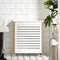 SoBuy FSS66-WN - Badkamerkast - Multifunctioneel - Wit