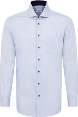 Seidensticker SPREAD KENT Overhemdjurk - Lange mouwen - Effen blauw