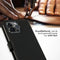 Selencia iPhone 15 Pro Max - Echt Lederen Bookcase - Ruimte voor 3 pasjes - Zwart