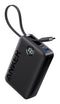 Anker Power Bank - 20.000mAh - Snelladen met ingebouwde USB-C-kabel 22,5 W - Draagbaar