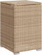 Afdekkast voor propaangasfles 40x40x60 cm Poly Rattan beige