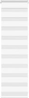 vidaXL - Zebra - rolgordijn - 50x100 - cm - stofbreedte - 45,9cm - polyester - wit