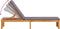 vidaXL - Ligbed - met - Kussen - 200x55x30 - cm - Massief - Acaciahout
