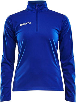 Craft Progress Ziptop Dames - Sporttop - Optimale vochtafvoer - Royal - Maat: XS