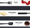 VAIVE Spatel set 6 Stuks - Siliconen spatels - Hittebestendig - Vaatwasmachinebestendig (6 stuks)