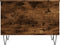 vidaXL - Salontafel - 60x44,5x45 - cm - bewerkt - hout - gerookt - eikenkleurig