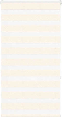 vidaXL - Zebra - rolgordijn - 90x150 - cm - stofbreedte - 85,9 - cm - marmerbeige