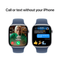 Apple Watch Series 10 - Smartwatch - 46mm - GPS - Aluminium - Sportbandje M/L - Zilver (Blauw)
