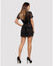 Obsessive - Alluria Kimono & String Zwart L/XL
